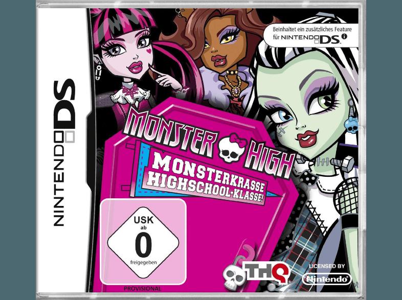 Monster High - Monsterkrasse Highschool-Klasse [Nintendo DS], Monster, High, Monsterkrasse, Highschool-Klasse, Nintendo, DS,