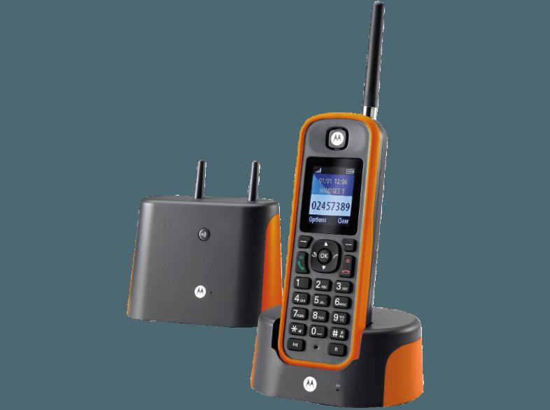 MOTOROLA O 211 Schnurloses DECT Outdoor Telefon mit Anrufbeantworter