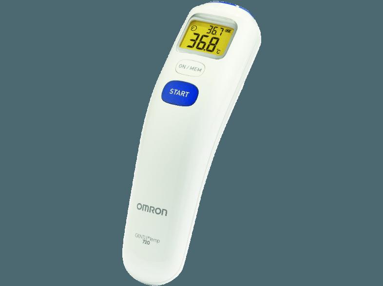 OMRON 9701332-7 GENTLE TEMP 720 Infrarot-Stirnthermometer (Messart: kontaktlose Infrarotmessung), OMRON, 9701332-7, GENTLE, TEMP, 720, Infrarot-Stirnthermometer, Messart:, kontaktlose, Infrarotmessung,