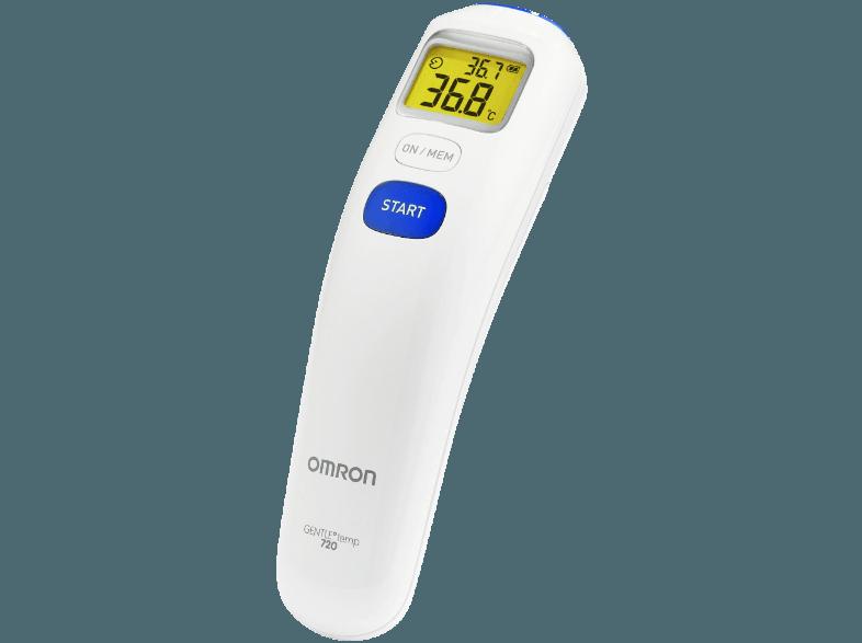 OMRON 9701332-7 GENTLE TEMP 720 Infrarot-Stirnthermometer (Messart: kontaktlose Infrarotmessung)