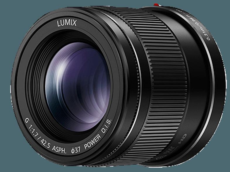 PANASONIC H-HS043E-K Festbrennweite für Panasonic (-42.5 mm, f/1.7), PANASONIC, H-HS043E-K, Festbrennweite, Panasonic, -42.5, mm, f/1.7,