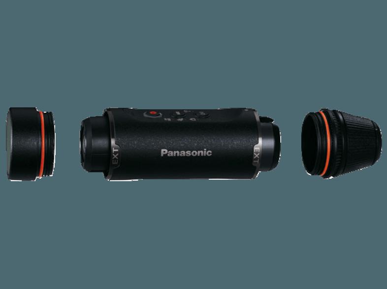 PANASONIC HX-A1 ME-K Actioncam Schwarz (Wasserdicht bis: bis zu 1.5 m, MOS, WLAN), PANASONIC, HX-A1, ME-K, Actioncam, Schwarz, Wasserdicht, bis:, bis, 1.5, m, MOS, WLAN,