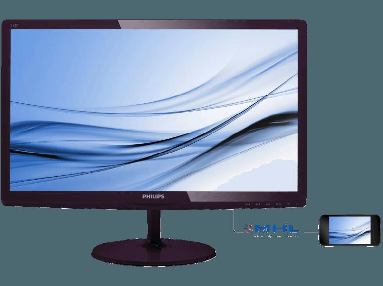 PHILIPS 247E6QDAD/00 23.6 Zoll Full-HD Monitor