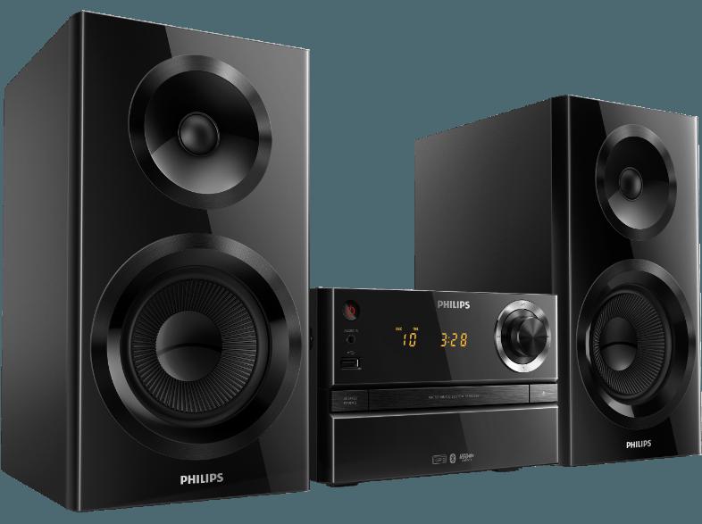 PHILIPS BTM2360/12 Microanlage (CD, CD-R/-RW, MP3-CD, USB-Flashlaufwerk, Schwarz), PHILIPS, BTM2360/12, Microanlage, CD, CD-R/-RW, MP3-CD, USB-Flashlaufwerk, Schwarz,