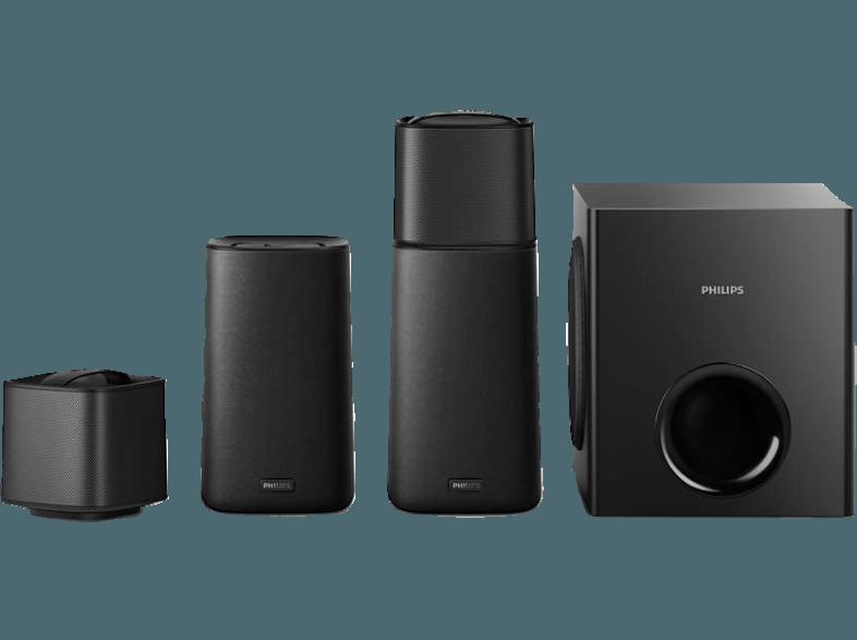 PHILIPS CSS5235Y/12 2.1 Heimkino-System (Bluetooth, Schwarz)