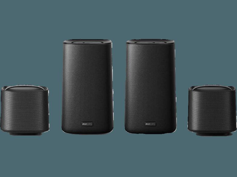 PHILIPS CSS5235Y/12 2.1 Heimkino-System (Bluetooth, Schwarz), PHILIPS, CSS5235Y/12, 2.1, Heimkino-System, Bluetooth, Schwarz,