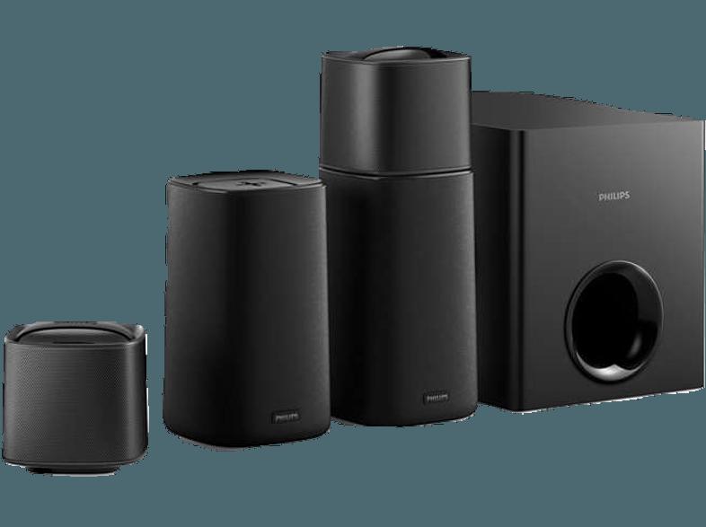 PHILIPS CSS5235Y/12 2.1 Heimkino-System (Bluetooth, Schwarz), PHILIPS, CSS5235Y/12, 2.1, Heimkino-System, Bluetooth, Schwarz,