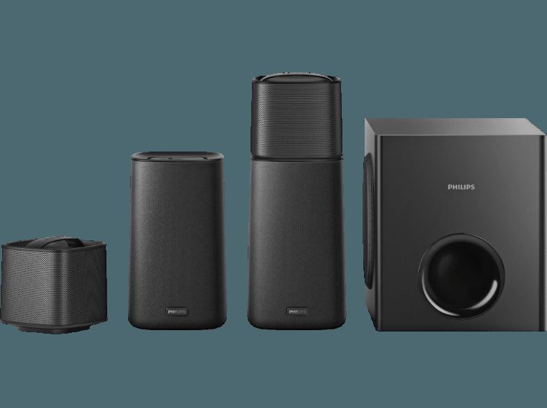 PHILIPS CSS5235Y/12 2.1 Heimkino-System (Bluetooth, Schwarz)