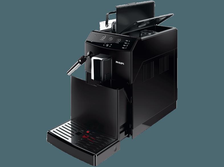 PHILIPS HD 8821/01 Serie 3000 Panarello Kaffeevollautomat (Keramikmahlwerk, 1.8 Liter, Schwarz)