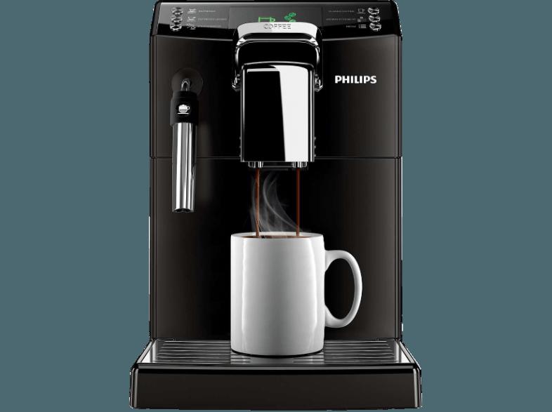 PHILIPS HD 8841/01 Serie 4000 Panarello Kaffeevollautomat (Keramikmahlwerk, 1.8 Liter, Schwarz)