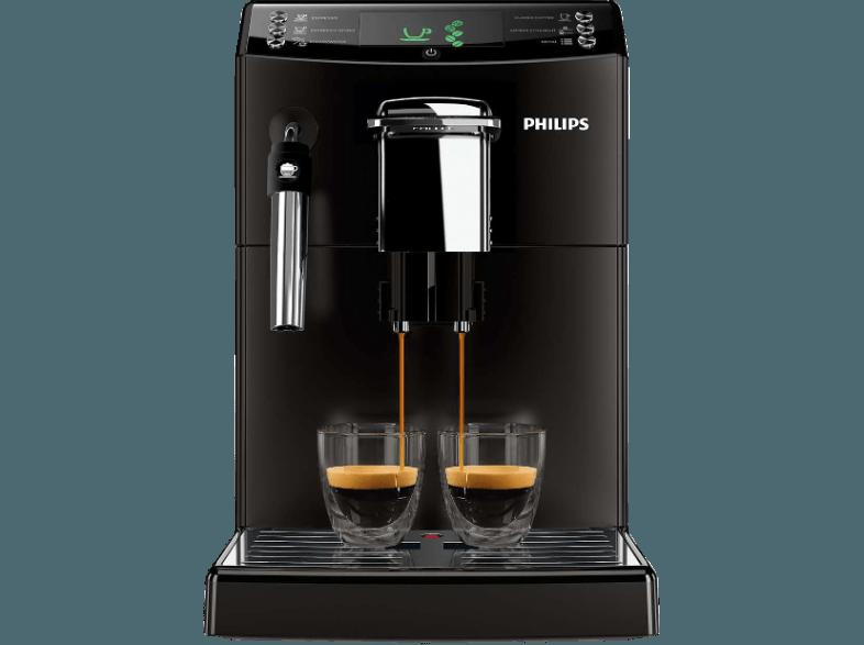 PHILIPS HD 8841/01 Serie 4000 Panarello Kaffeevollautomat (Keramikmahlwerk, 1.8 Liter, Schwarz)