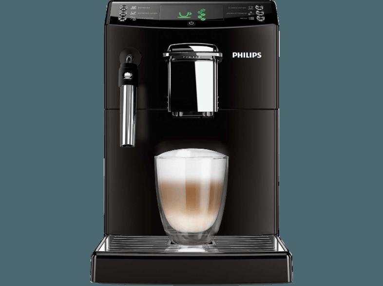 PHILIPS HD 8841/01 Serie 4000 Panarello Kaffeevollautomat (Keramikmahlwerk, 1.8 Liter, Schwarz)