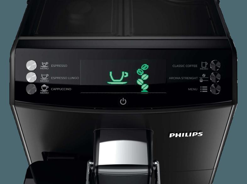 PHILIPS HD 8847/01 Serie 4000 Kaffeevollautomat (Keramikmahlwerk, 1.8 Liter, Schwarz), PHILIPS, HD, 8847/01, Serie, 4000, Kaffeevollautomat, Keramikmahlwerk, 1.8, Liter, Schwarz,