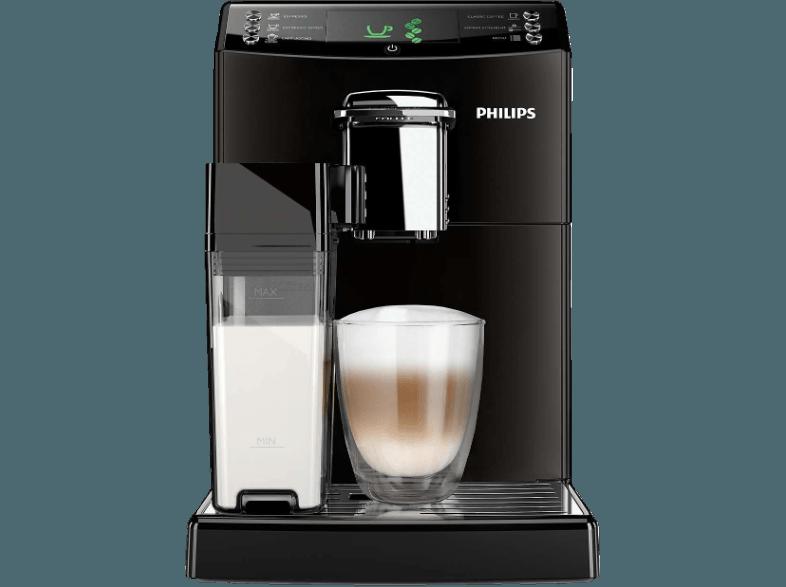 PHILIPS HD 8847/01 Serie 4000 Kaffeevollautomat (Keramikmahlwerk, 1.8 Liter, Schwarz), PHILIPS, HD, 8847/01, Serie, 4000, Kaffeevollautomat, Keramikmahlwerk, 1.8, Liter, Schwarz,