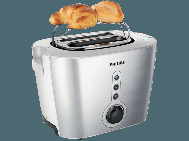 PHILIPS HD2636/00 Toaster Edelstahl/Weiß (1 kW, Schlitze: 2)