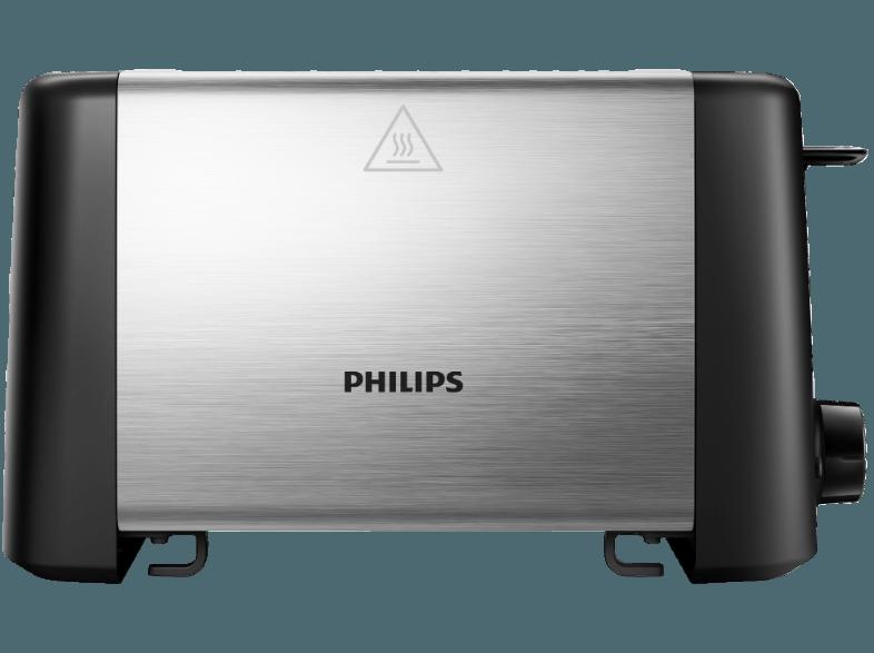 PHILIPS HD4825/90 Daily Collection Schlitz-Toaster Edelstahl/Schwarz (800 Watt, Schlitze: 2), PHILIPS, HD4825/90, Daily, Collection, Schlitz-Toaster, Edelstahl/Schwarz, 800, Watt, Schlitze:, 2,