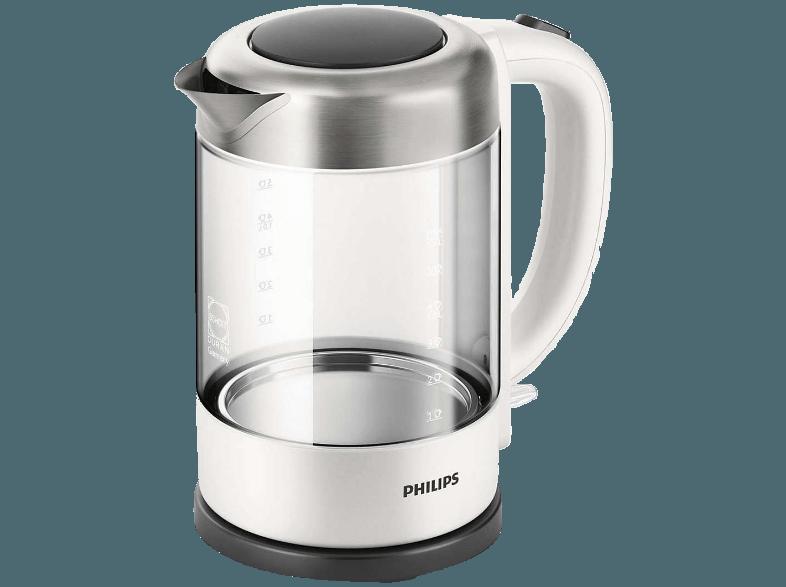 PHILIPS HD9340/00 Viva Collection Wasserkocher Schwarz/Weiß (1850-2200 Watt, 1.5 Liter)