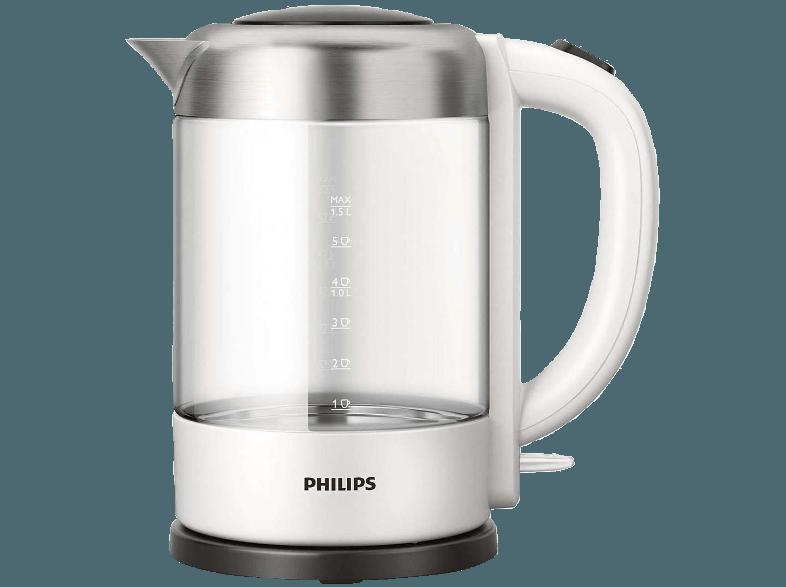 PHILIPS HD9340/00 Viva Collection Wasserkocher Schwarz/Weiß (1850-2200 Watt, 1.5 Liter), PHILIPS, HD9340/00, Viva, Collection, Wasserkocher, Schwarz/Weiß, 1850-2200, Watt, 1.5, Liter,