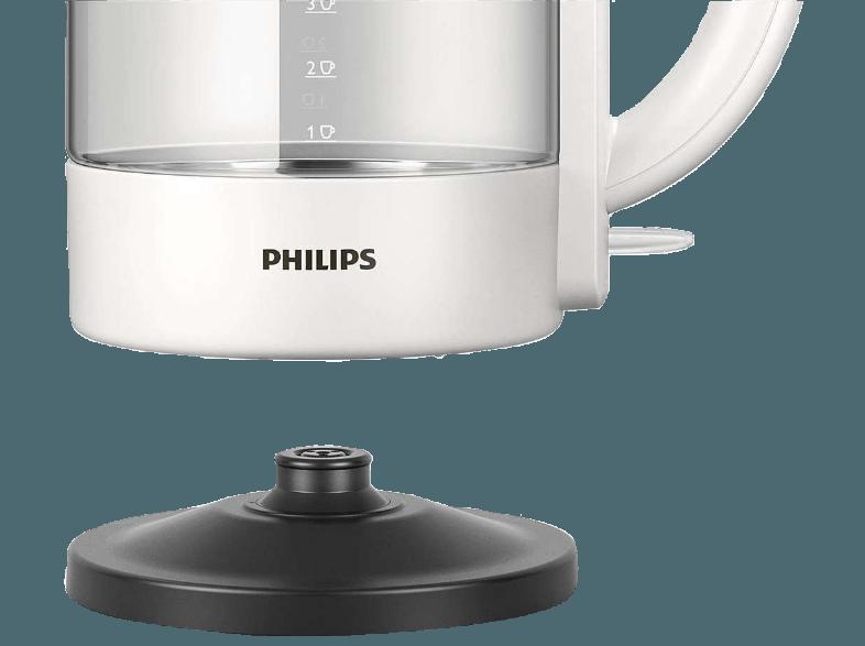 PHILIPS HD9340/00 Viva Collection Wasserkocher Schwarz/Weiß (1850-2200 Watt, 1.5 Liter)