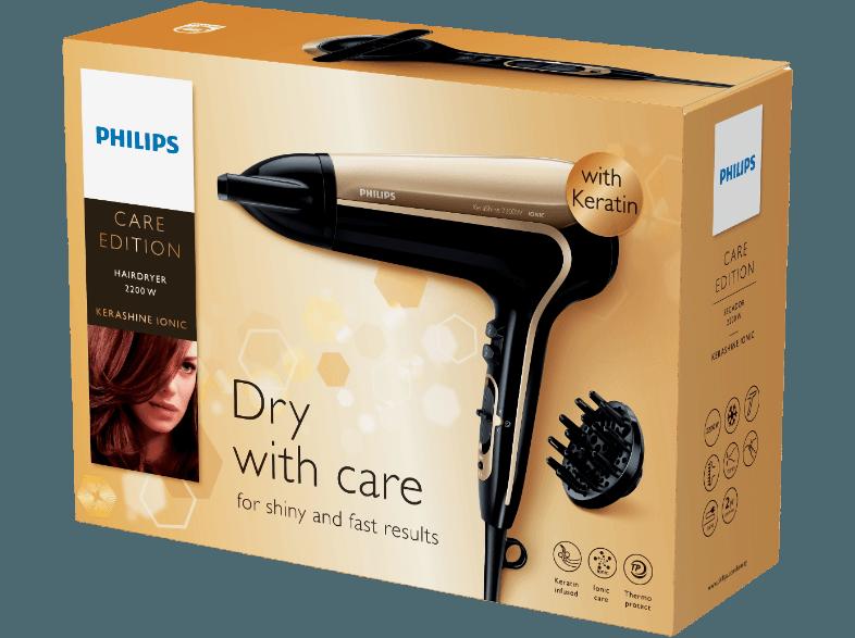 PHILIPS HP8243/00  (Schwarz/Bronze, 2200 Watt)