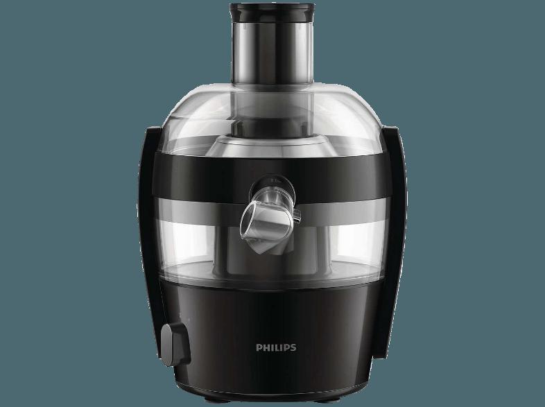 PHILIPS HR 1833/00 Viva Collection Entsafter (400 Watt, Tiefschwarz)