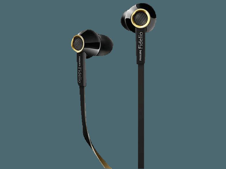 PHILIPS S2/00 Kopfhörer Schwarz/Gold, PHILIPS, S2/00, Kopfhörer, Schwarz/Gold