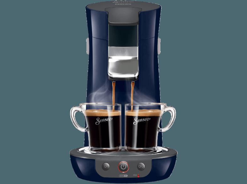 PHILIPS Senseo Viva Café HD7825/46 Kaffeepadmaschine (0.9 Liter, Brombeerblau)