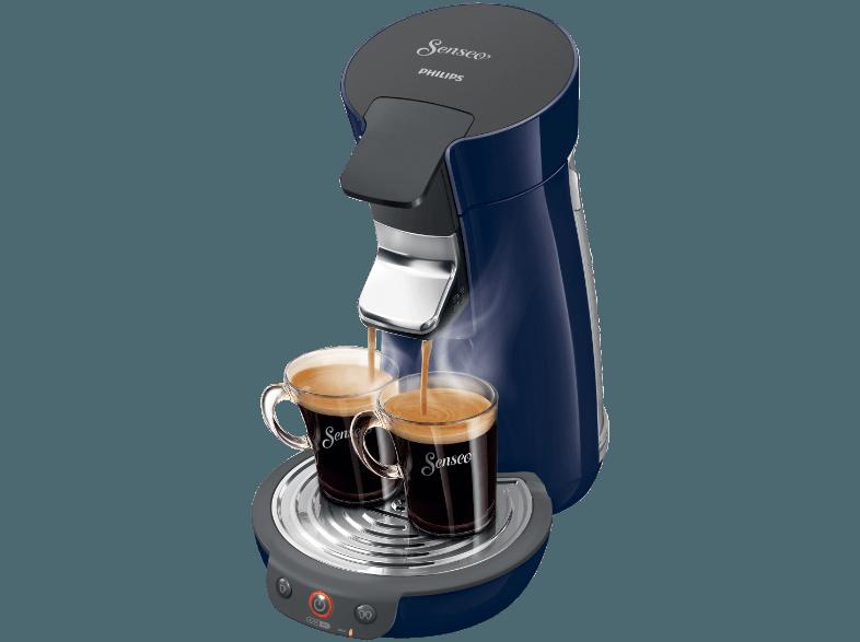 PHILIPS Senseo Viva Café HD7825/46 Kaffeepadmaschine (0.9 Liter, Brombeerblau)