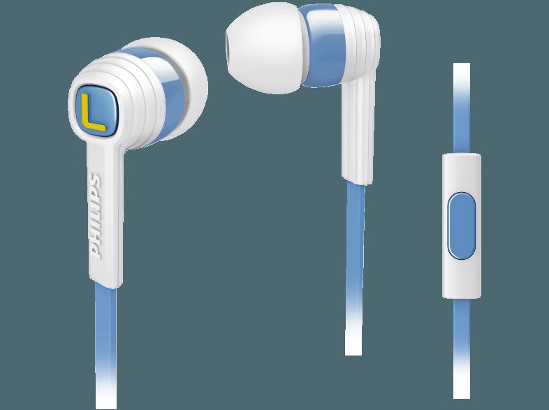 PHILIPS SHE 7055/00 Kopfhörer Weiß/Blau