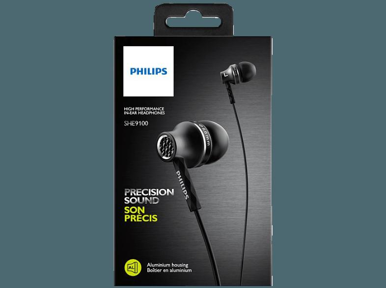 PHILIPS SHE 9100/00 Kopfhörer Schwarz, PHILIPS, SHE, 9100/00, Kopfhörer, Schwarz