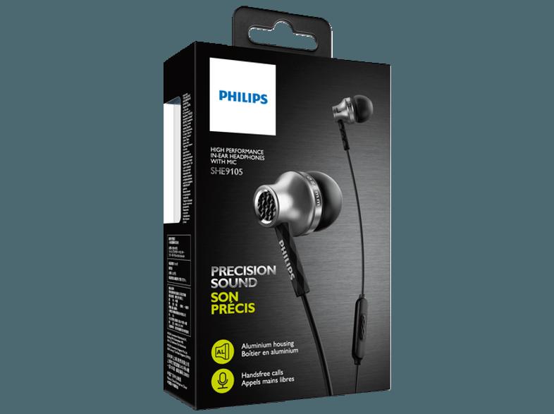 PHILIPS SHE 9105/00 Kopfhörer Silber