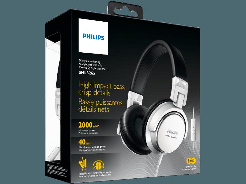 PHILIPS SHL3265WTB/00 kopfhörer Weiß