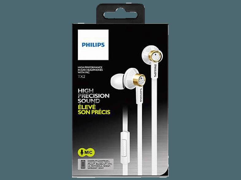 PHILIPS TX2WT/00 Kopfhörer Weiß, PHILIPS, TX2WT/00, Kopfhörer, Weiß