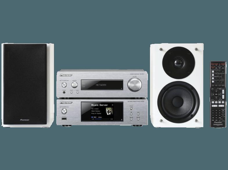 PIONEER P2-W Kompaktanlage (iPod Steuerung, Silber/Weiß), PIONEER, P2-W, Kompaktanlage, iPod, Steuerung, Silber/Weiß,