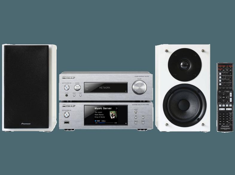 PIONEER P2-W Kompaktanlage (iPod Steuerung, Silber/Weiß), PIONEER, P2-W, Kompaktanlage, iPod, Steuerung, Silber/Weiß,