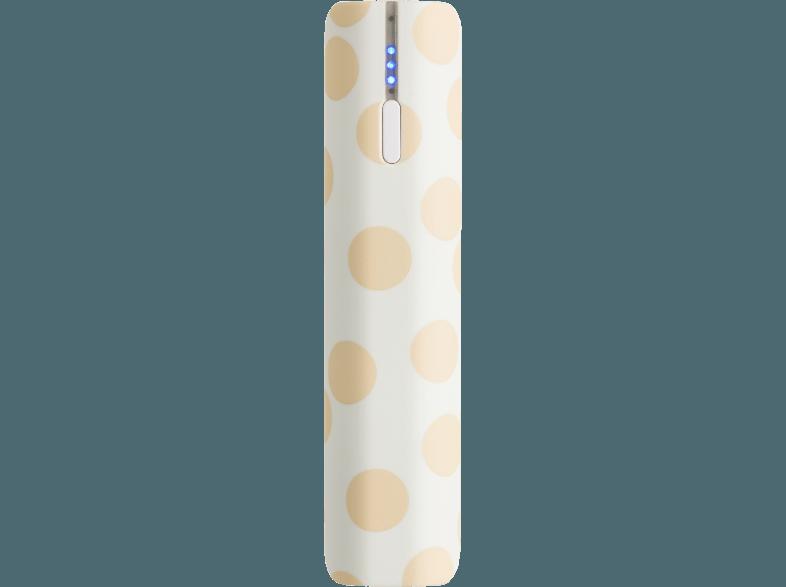 PNY P-B2600-1-PGD-RB PowerPack, Powerbank, Ersatzbatterie, Ersatzakku, mobiles laden 2600 mAh Dots-Design