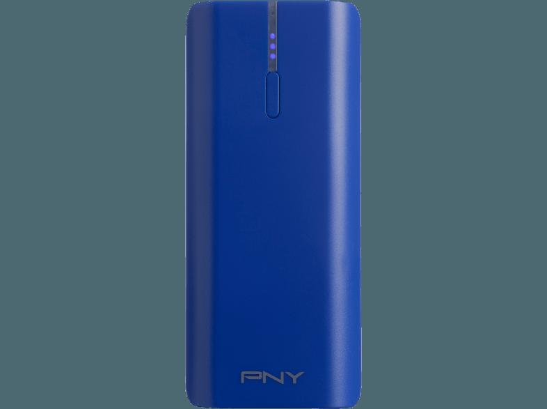 PNY P-B5200-2TB01-RB PowerPack/Powerbank/mobiles Laden/Ersatzbatterie/Ersatzakku 5.200 mAh Blau