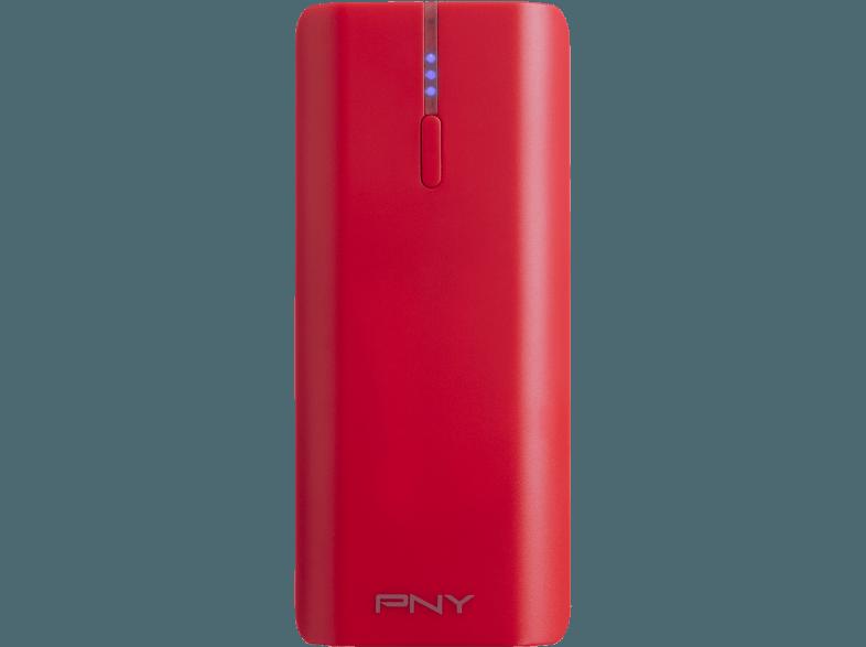 PNY P-B5200-2TR01-RB PowerPack/Powerbank/mobiles Laden/Ersatzbatterie/Ersatzakku 5.200 mAh Rot, PNY, P-B5200-2TR01-RB, PowerPack/Powerbank/mobiles, Laden/Ersatzbatterie/Ersatzakku, 5.200, mAh, Rot