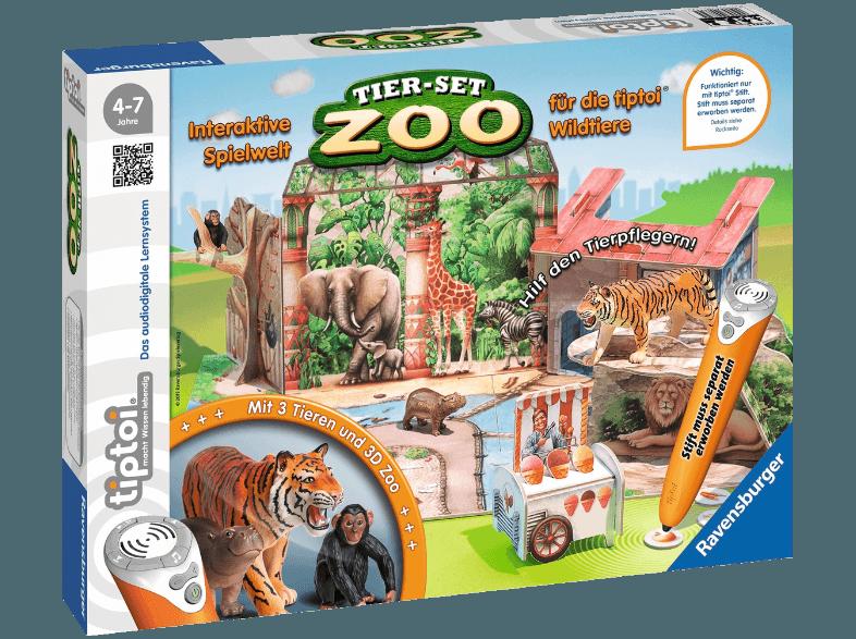 RAVENSBURGER 00732 Tierset Zoo Mehrfarbig, RAVENSBURGER, 00732, Tierset, Zoo, Mehrfarbig