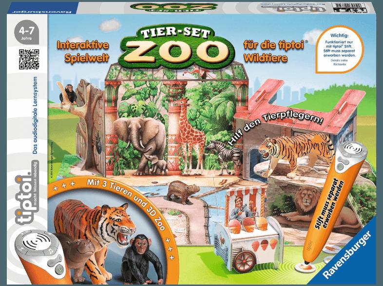 RAVENSBURGER 00732 Tierset Zoo Mehrfarbig