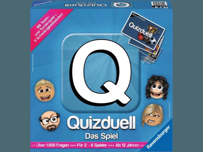 RAVENSBURGER 272075 Quizduell - Das Spiel, RAVENSBURGER, 272075, Quizduell, Spiel