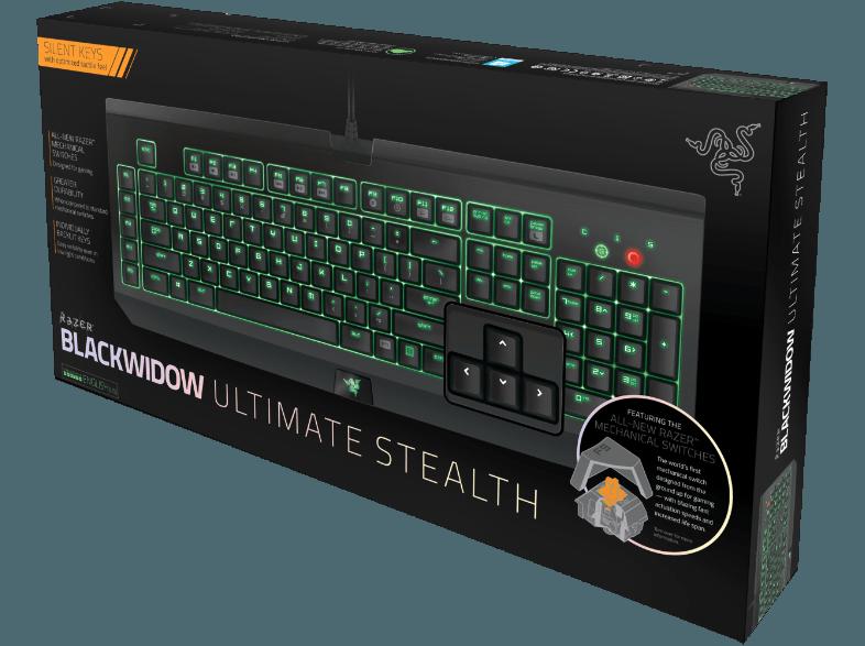 RAZER BlackWidow Ultimate Stealth Mechanische Gaming Tastatur, RAZER, BlackWidow, Ultimate, Stealth, Mechanische, Gaming, Tastatur