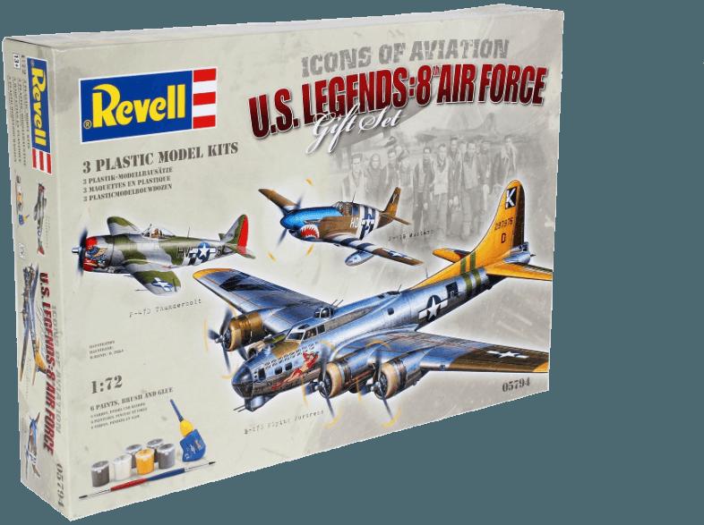REVELL 05794 U.S. Legends 8th Air Geschenkset Mehrfarbig