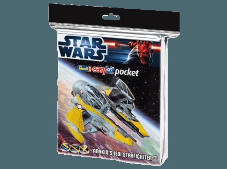 REVELL 06720 Anakin's Jedi Starfighter Pocket Grau, Gelb, REVELL, 06720, Anakin's, Jedi, Starfighter, Pocket, Grau, Gelb