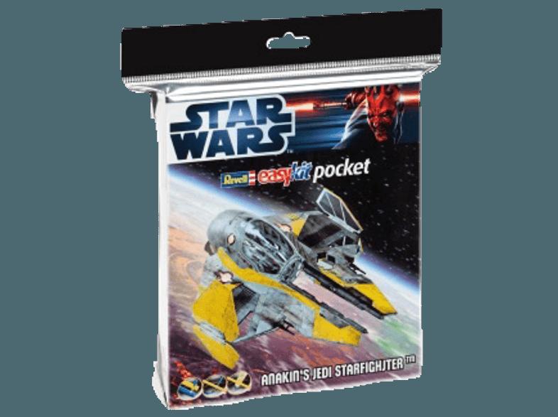 REVELL 06720 Anakin's Jedi Starfighter Pocket Grau, Gelb, REVELL, 06720, Anakin's, Jedi, Starfighter, Pocket, Grau, Gelb