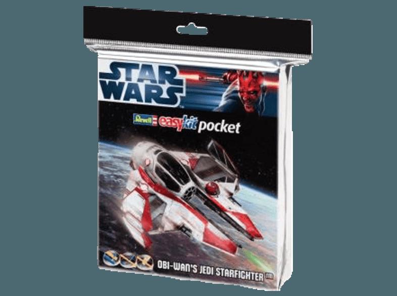 REVELL 06721 Obi Wan's Jedi Starfighter Pocket Weiß, Rot, REVELL, 06721, Obi, Wan's, Jedi, Starfighter, Pocket, Weiß, Rot