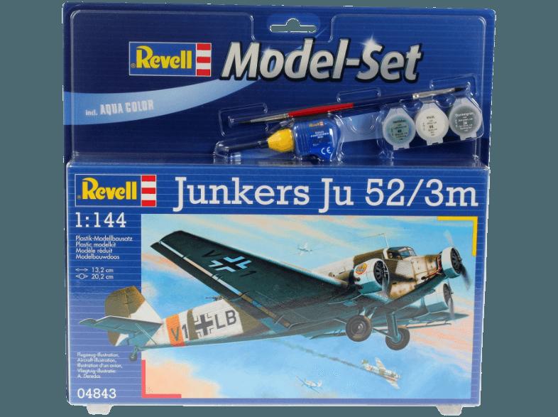 REVELL 64843 Junkers JU52/3M Camouflage, REVELL, 64843, Junkers, JU52/3M, Camouflage