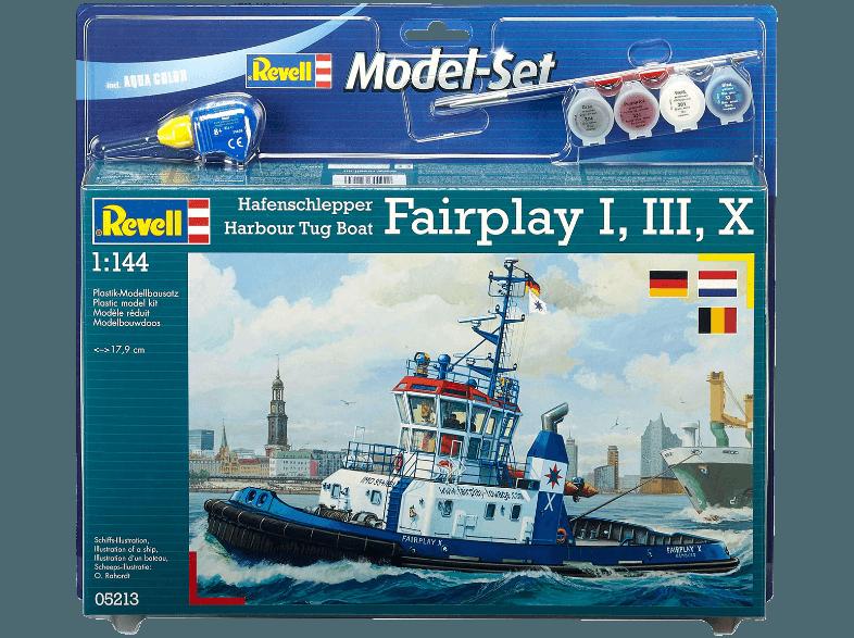 REVELL 65213 Harbour Tug Boot Schwarz