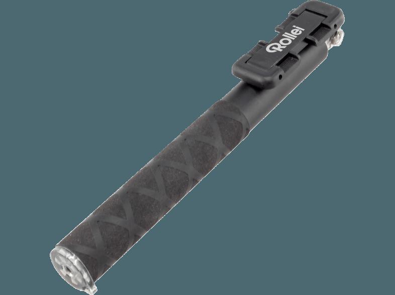 ROLLEI 21576 4 Fun Einbein Selfiestick, Schwarz, (Ausziehbar bis 900 mm)