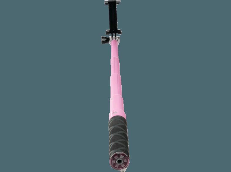 ROLLEI 22557 4 Style Einbein Selfiestick, Pink, (Ausziehbar bis 450 mm)